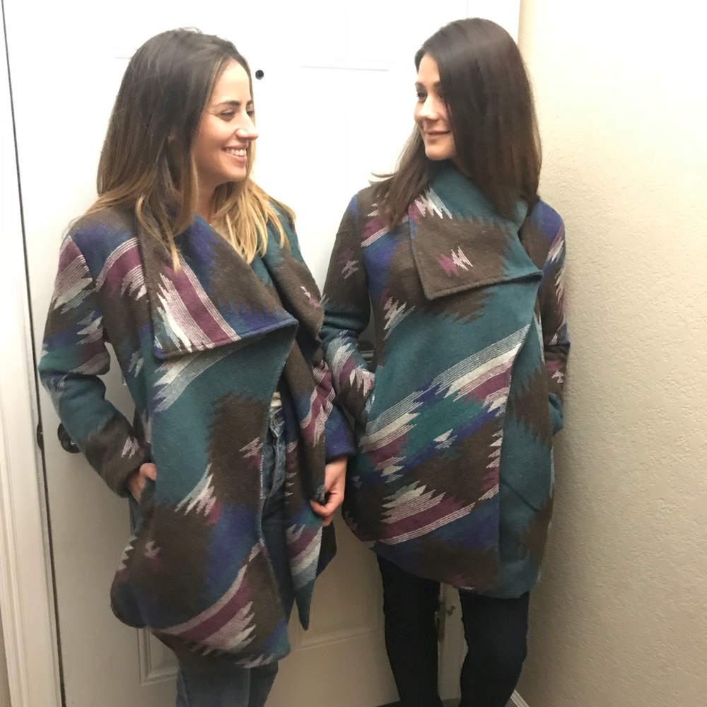 1 left! NWT gorgeous Cowel neck jacket